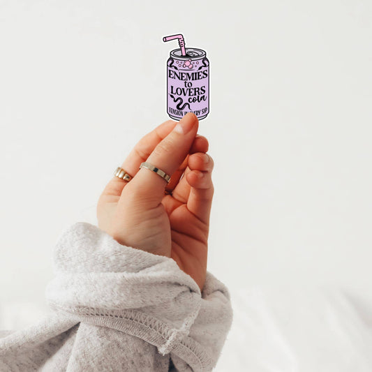 Enemies to Lovers Bookish Sticker