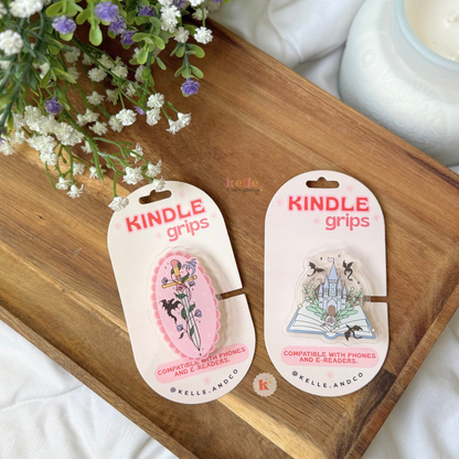 Kindle accessories | bookish kindle grip | kindle case stand