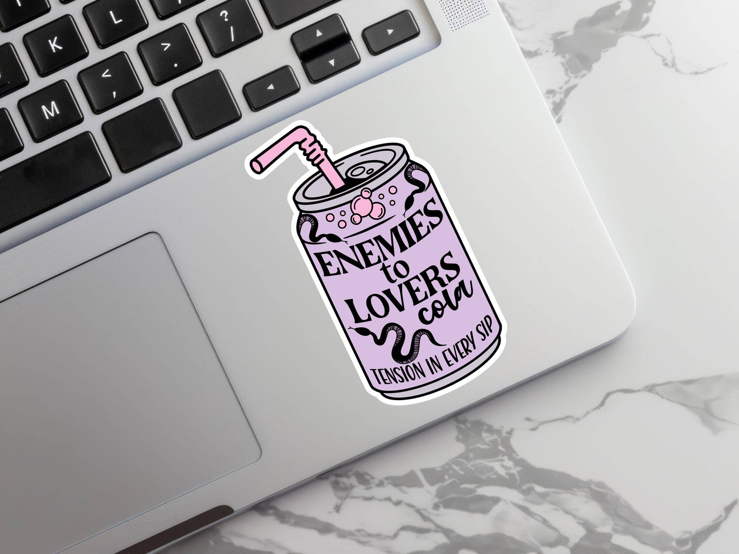Enemies to Lovers Bookish Sticker