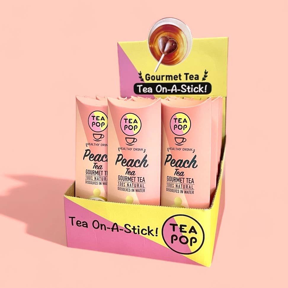 Peach Gourmet TEA on-a-stick! 🍑🌿